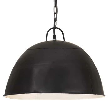 Pakabinamas šviestuvas, juodas, 41cm, 25W, apskritas, E27