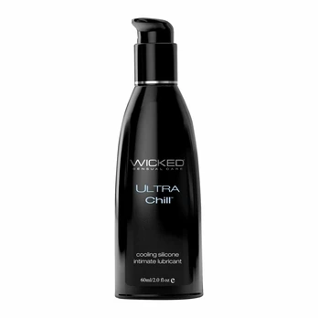 WICKED Ultra Chill Silicone Lubricant 60ml - Cooling, Long-Lasting Formula