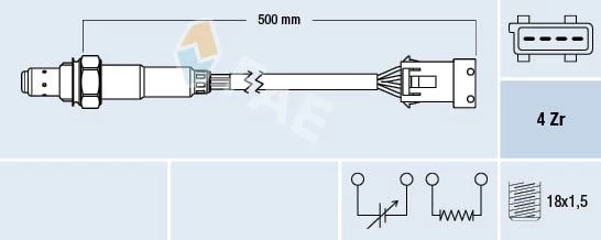 Lambda jutiklis FAE 77232