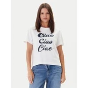 Vero Moda Marškinėliai Sonna 10327143 Balta Regular Fit