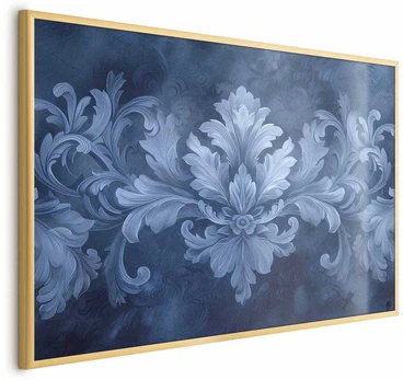 Artgeist Plakatas - Mėlyna Ornament in Cool Shades
