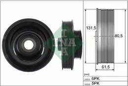 INA 544 0141 10 Crank pulley kaina