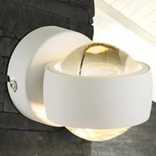 Baltas "Randi" LED sieninis šviestuvas