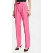 Versace Jeans Couture Medžiaginės kelnės 78HAA111 Rožinė Straight Fit