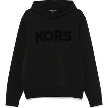 Džemperis vyrams, Juoda, Kors tufted logo po hood