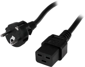 Laidas StarTech Schuko CEE7 to IEC 320 C19 PXTEUC192M Schuko, IEC 320 C19, 2 m, juoda