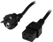 Laidas StarTech Schuko CEE7 to IEC 320 C19 PXTEUC192M Schuko, IEC 320 C19, 2 m, juoda kaina