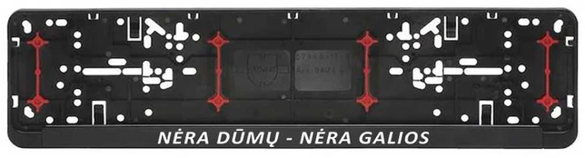Automobilio numerių rėmelis "Nėra dūmų - nėra galios"