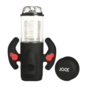 Curve Toys Turbo Max Intimate Machine with Rotating, Thrusting & Suction System - Transparent/Juodas