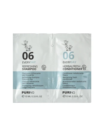 PURING 06 Everyday Refreshing Shampoo + Conditioner 10ml