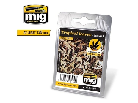AMMO by MIG Jimenez AMMO MIG - TROPICAL LEAVES (VERSION 2) (sausi lapai), 8409