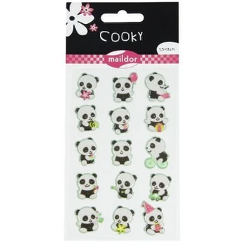 Maildor panda lipdukai 7,5x11cm