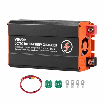 DC į DC akumuliatoriaus įkroviklis 520W 40A