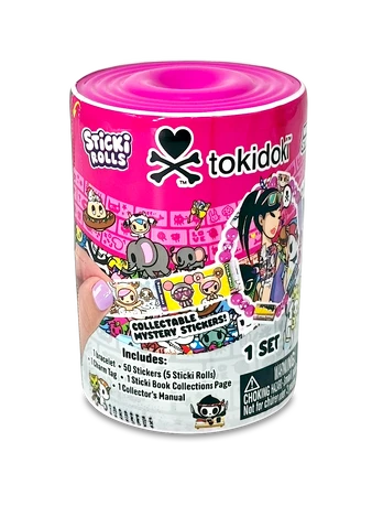 STICKI ROLLS Apyrankė su lipdukais "TOKI DOKI", uždaroje pakuotėje