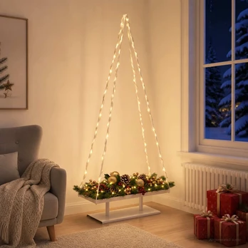 Metalinis Kalėdų medis KUOPIO 210 cm Plienas Balta