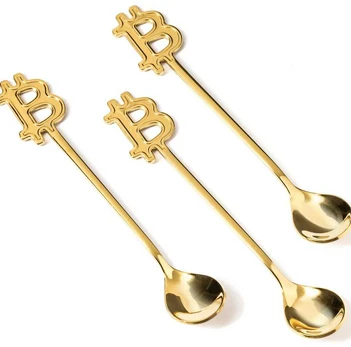 Arbatiniai šaukšteliai BITCOIN 3 vnt.