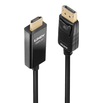 Lindy 2m DisplayPort ir HDMI adapterio laidas su HDR
