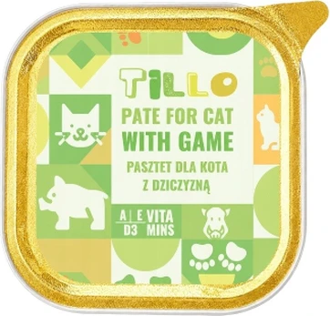 Tillo Pate Game - wet cat food - 100g
