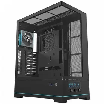 Darkflash DY451L PRO kompiuterio dėklas su ventiliatoriumi (juodas)