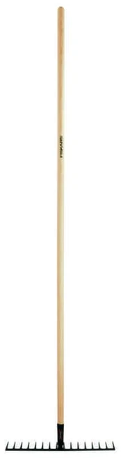 Grėblys FISKARS SOLID WOOD, 16 dantų, 163 cm, dirvožemiui