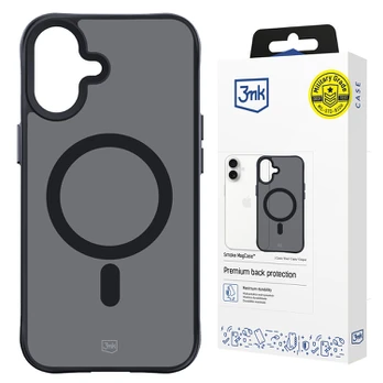 Dėklas Apple iPhone 16 - 3mk Smoke MagCase