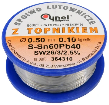 Lydmetalis Cynel | d-2.5mm, 100 g