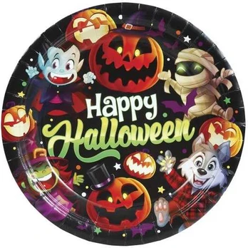 Fiesta Little Monsters paptallerkner, 23 cm