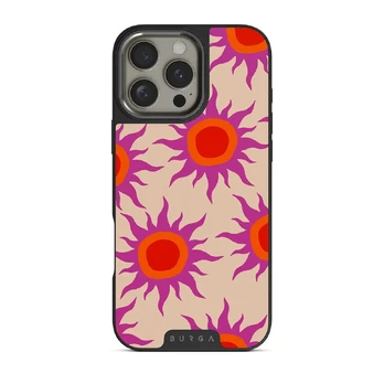 Sunset Glow - iPhone 16 Pro Case, Elite Dark (MagSafe) / Gunmetal