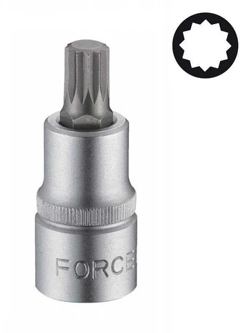 Force Dvylikakampis-galvutė Spline M6 1/2"
