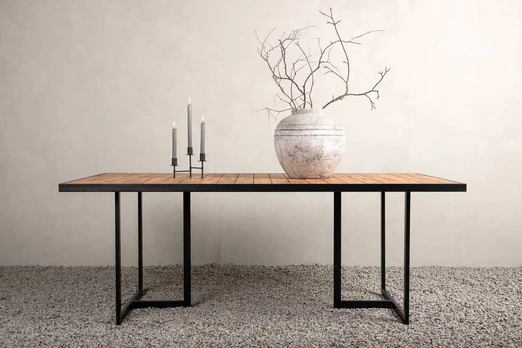 Venture Design Valgomasis stalas, Khung, 200x100 cm, Ruda