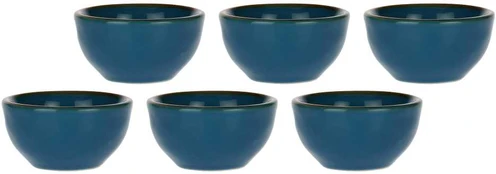 ROSE&TULIPANI CONCERTO BLU AVIO Rinkinys 6 okrągłych miseczek 7 cm
