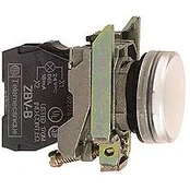 Schneider Electric Signal lempa 22mm balta 230-240V AC LED (XB4BVM1)