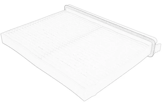 Salono filtras KR9P-61-J6X