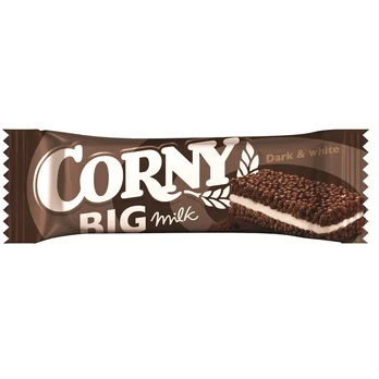 Javainis su pertepimu DARK&WHITE CORNY BIG MILK, 40 g