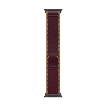 Apple Watch 49mm Burgundy Trail Loop - M/L - Juodas Titanium Finish - MKA94ZM/A