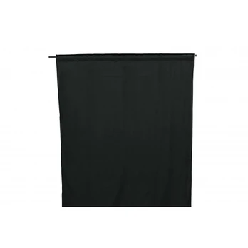 Mary Curtain Polyester/velvet - Black / - 250*135