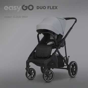 EasyGo Duoflex Cloudy Gray Vaikiškas vežimėlis