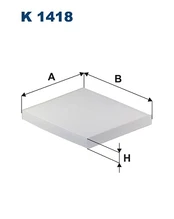 Salono filtras FILTRON K 1418