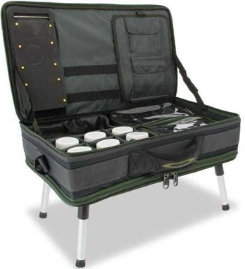Krepšys su įmontuotu stalu NGT Carp Bivvy System