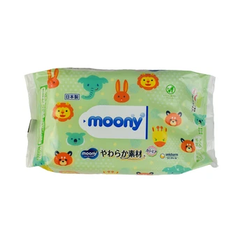 Moony drėgnos servetėlės, 76 vnt.