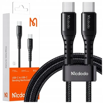 MCDODO USB-C GREITOJO ĮKROVIMO KABELIS SAMSUNG APPLE USB TYPE C 3A 60W 3M