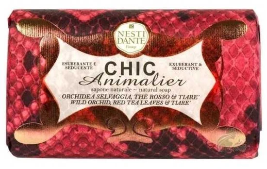 Dante Chic Animalier tualetinis muilas Raudon Python 250g