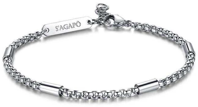 Sagapo Steel bracelet Ripple SRP13