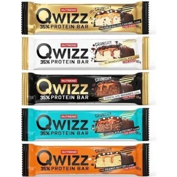 Nutrend Qwizz 35% Protein Bar 60 g. - Almond Chocolate skonis
