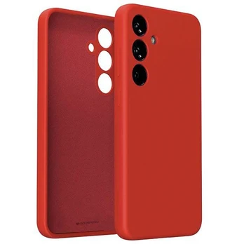 Dėklas Mercury Silicone Samsung S23 FE S711 raudona|red