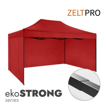 Palapinė prekybai 3x4,5 Raudona Zeltpro EKOSTRONG