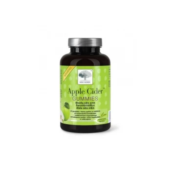 NEW NORDIC APPLE CIDER GUMMIES, 60 guminukų