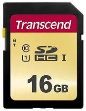 Atminties kortelė TRANSCEND 16GB UHS-I U1 SD kortelė MLC