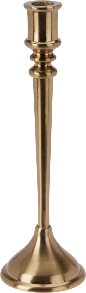 Metalinė žvakidė, auksinės sp., 29 cm