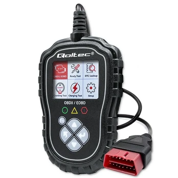 Qoltec Skaitmeninis tester diagnostyczny proline | obdii eobd | 8v-25v | dualsystem